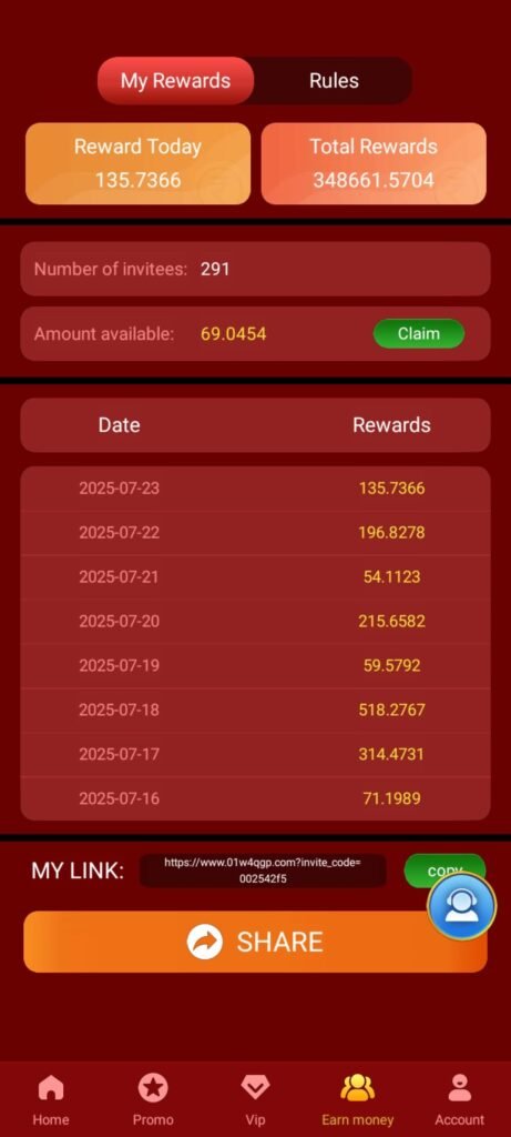 Bet007 Online APK में रेफर और कमाई कैसे करें?